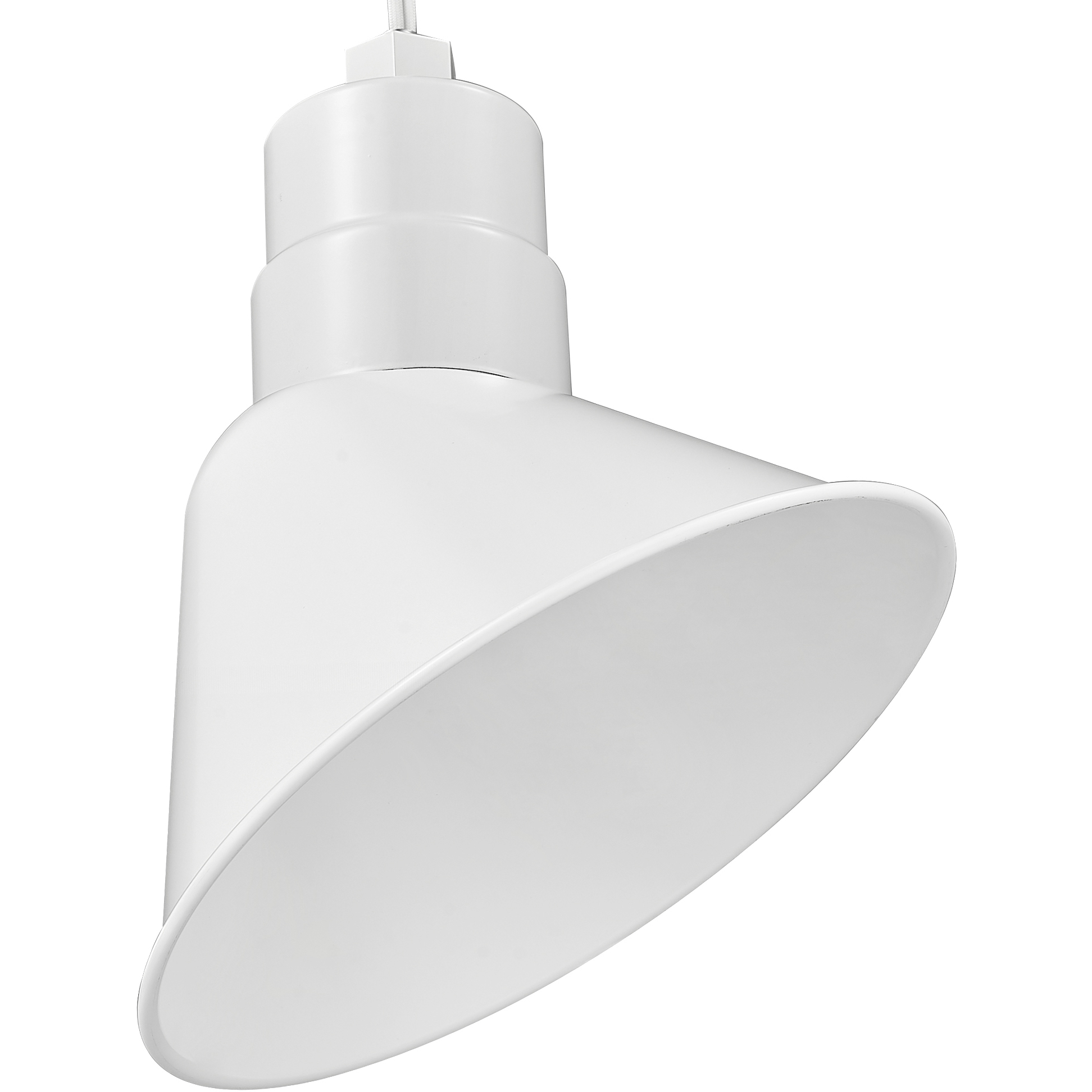 R Series White 10 inch Angle Shade